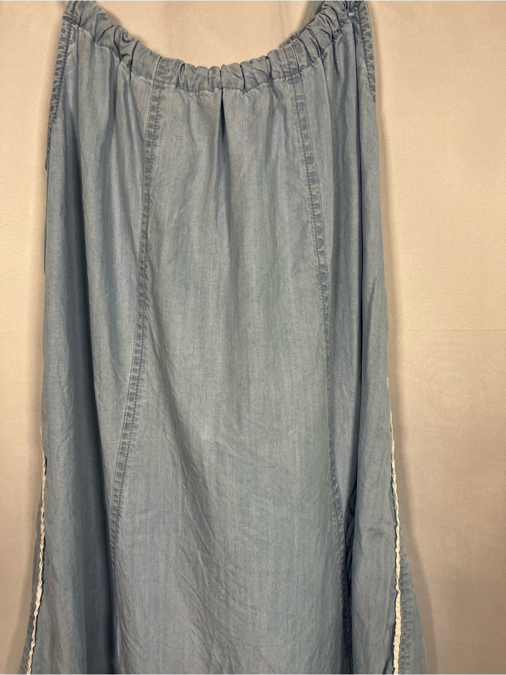 Bella Dahl light chambray wash summer mini dress sz xs - Picture 3 of 8